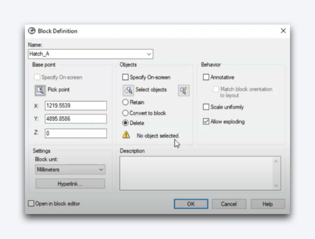 Definición de bloque