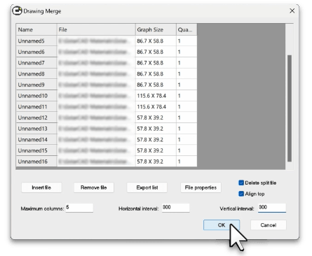 Drawing Merge in LusoCAD